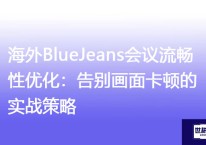 海外BlueJeans会议流畅性优化：告别画面卡顿的实战策略？？？解决方案//世耕通信BlueJeans视频会议专网