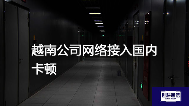 越南公司网络接入国内卡顿？？？解决方案//世耕通信全球办公专网