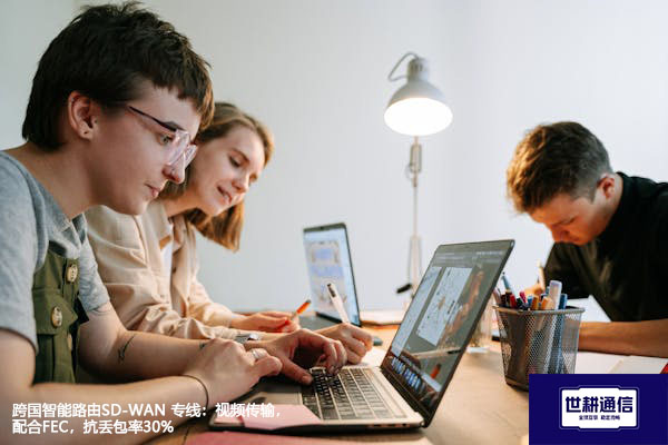 跨国智能路由SD-WAN 专线：视频传输，配合FEC，抗丢包率30%？？？解决方案//世耕通信全球办公专网
