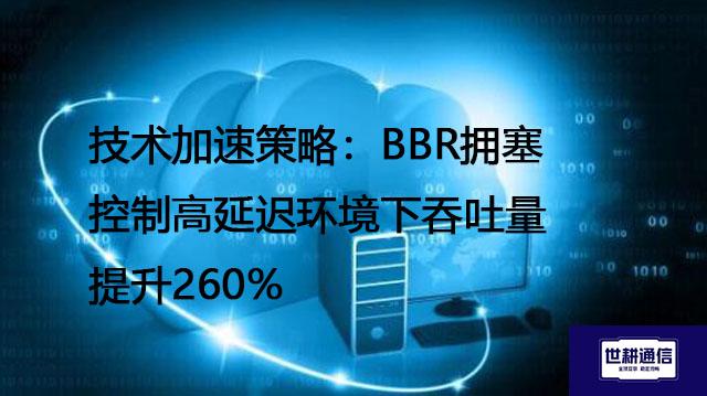 技术加速策略：BBR拥塞控制高延迟环境下吞吐量提升260%？？？解决方案//世耕通信全球办公专网