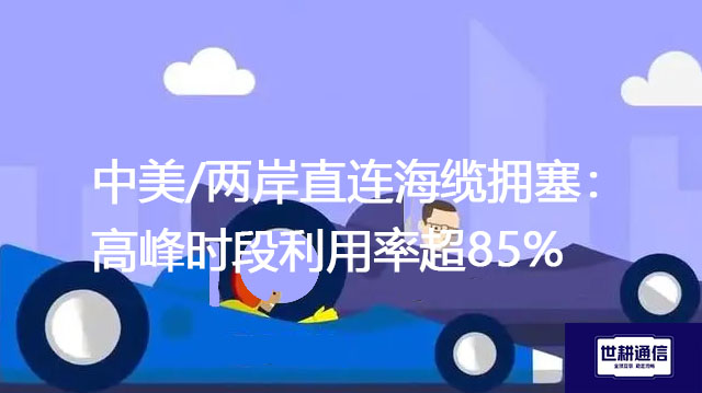 中美/两岸直连海缆拥塞：高峰时段利用率超85%？？？解决方案//世耕通信全球办公专网