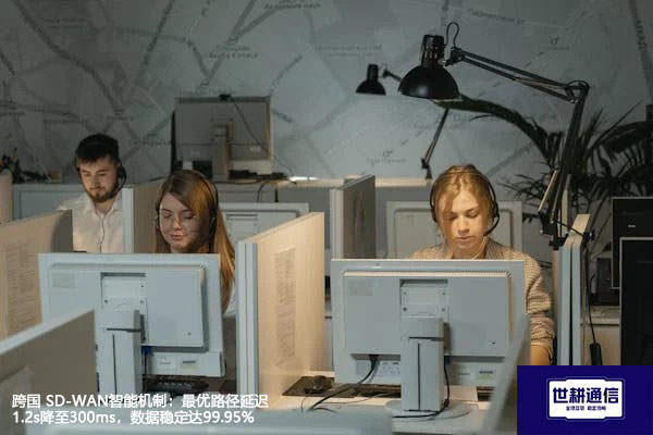 跨国 SD-WAN智能机制：最优路径延迟1.2s降至300ms，数据稳定达99.95%​？？？解决方案//世耕通信全球办公专网